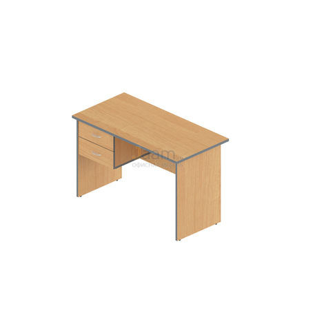 Мебель для персонала Стол с подвесной тумбой А-62