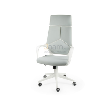 Кресло для персонала IQ CX0898H бело-серое