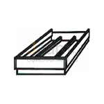 Мебель для гостиниц Каркас кровати ГР 340 ББ