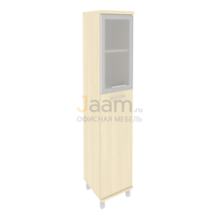 Кабинет руководителя Офисный шкаф высокий узкий левый KSU-1.7R Л
