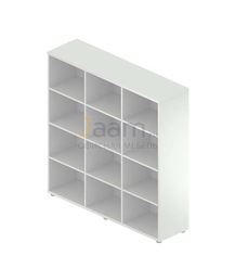 Мебель для персонала Стеллаж широкий средний ДВП R-81