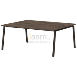 Мебель для персонала Стол-тандем на металлокаркасе T-141